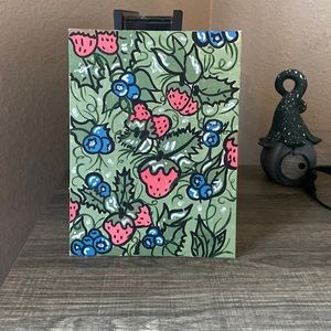 Strawberry bushes wall art